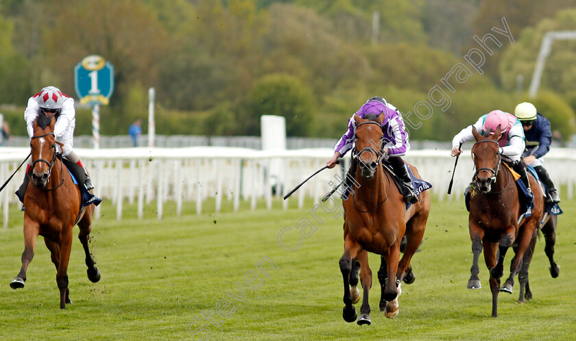 Snowfall-0005 
 SNOWFALL (Ryan Moore) beats NOON STAR (right) and TEONA (left) in The Tattersalls Musidora Stakes
York 12 May 2021 - Pic Steven Cargill / Racingfotos.com