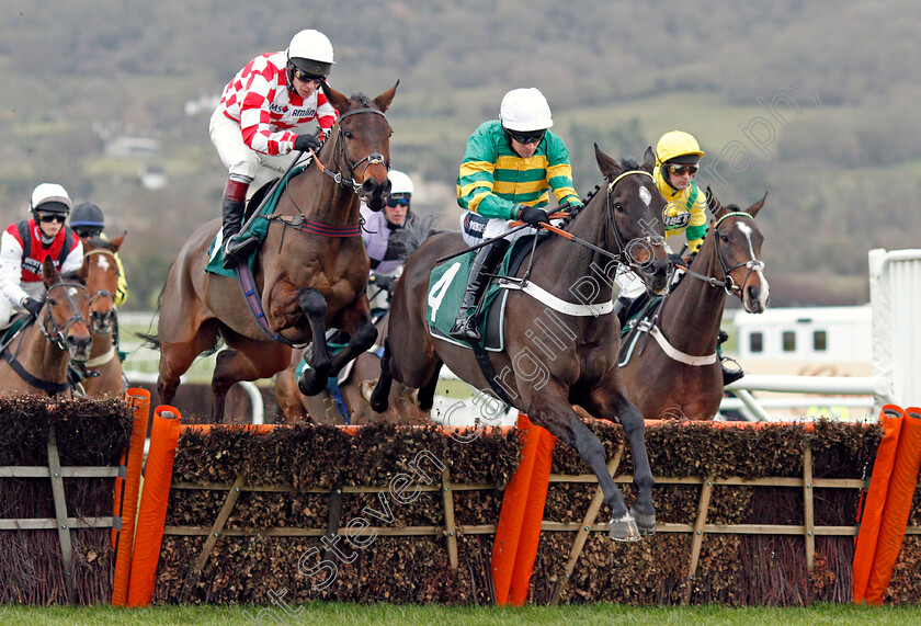 Chantry-House-0003 
 CHANTRY HOUSE (right, Barry Geraghty) beats PILEON (left) in The British EBF National Hunt Novices Hurdle
Cheltenham 13 Dec 2019 - Pic Steven Cargill / Racingfotos.com