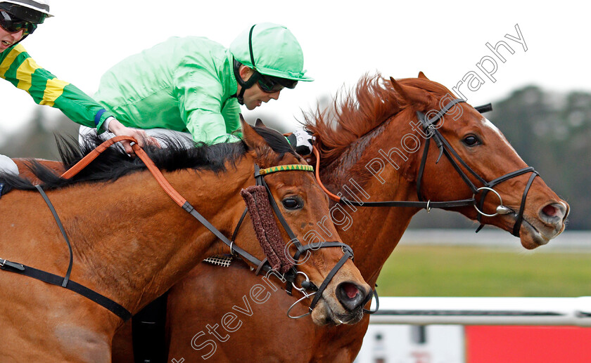 River-Dawn-0005 
 RIVER DAWN (right, Ben Curtis) beats MR MAC (left) in The Bombardier Golden Beer Handicap Div2
Lingfield 2 Jan 2020 - Pic Steven Cargill / Racingfotos.com