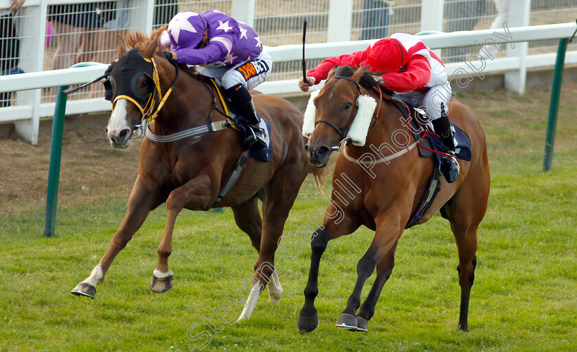 Deeds-Not-Words-0003 
 DEEDS NOT WORDS (right, John Egan) beats ARCANISTA (left) in The Aeropak Handicap
Yarmouth 18 Jul 2018 - Pic Steven Cargill / Racingfotos.com