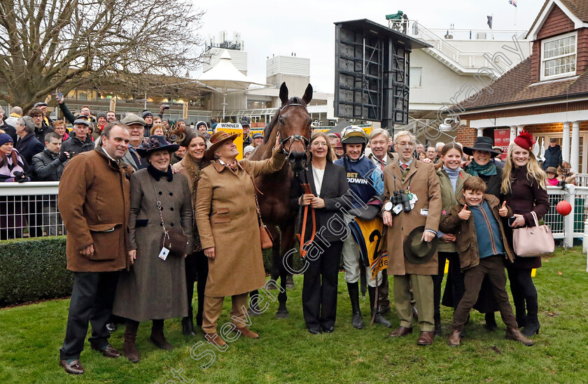 Edwardstone-0013 
 EDWARDSTONE (Tom Cannon) after The Betfair Tingle Creek Chase
Sandown 3 Dec 2022 - Pic Steven Cargill / Racingfotos.com