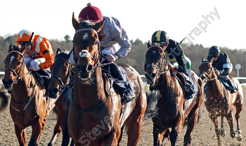 Almufti-0007 
 ALMUFTI (Jack Mitchell) wins The Bombardier March To Your Own Drum Handicap
Lingfield 8 Feb 2020 - Pic Steven Cargill / Racingfotos.com