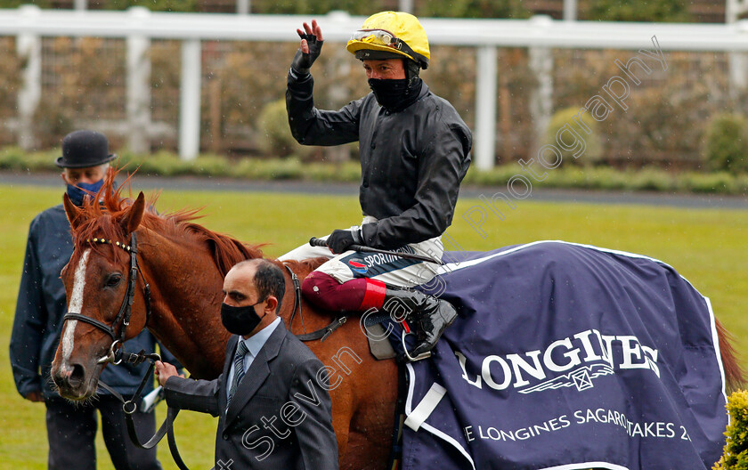 Stradivarius-0015 
 STRADIVARIUS (Frankie Dettori) after The Longines Sagaro Stakes
Ascot 28 Apr 2021 - Pic Steven Cargill / Racingfotos.com