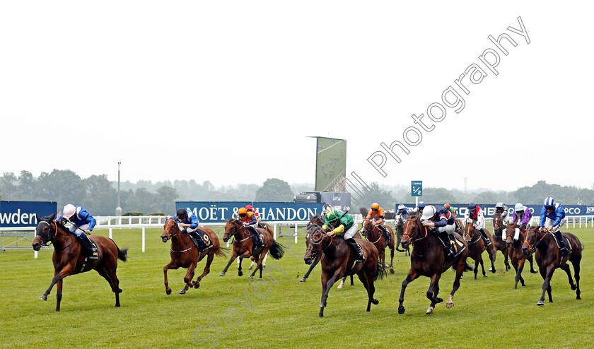 Danyah-0001 
 DANYAH (left, William Buick) beats STAR OF ORION (green centre) in The Moet & Chandon International Stakes
Ascot 24 Jul 2021 - Pic Steven Cargill / Racingfotos.com