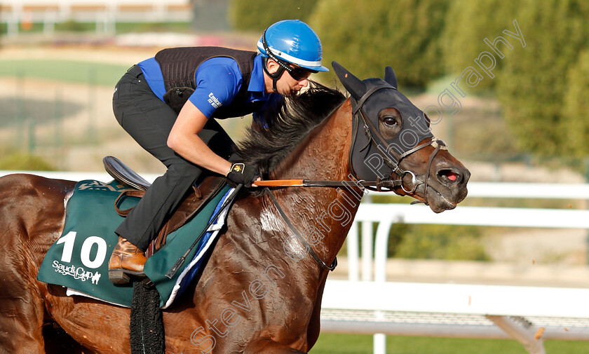 Real-World-0004 
 REAL WORLD training for The Saudi Cup
King Abdulaziz Racetrack, Riyadh, Saudi Arabia 24 Feb 2022 - Pic Steven Cargill / Racingfotos.com