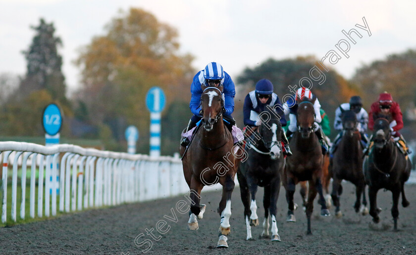 Mukaafah-0005 
 MUKAAFAH (Jim Crowley) wins The Unibet More Extra Places Races Novice Stakes
Kempton 15 Nov 2023 - Pic Steven Cargill / Racingfotos.com