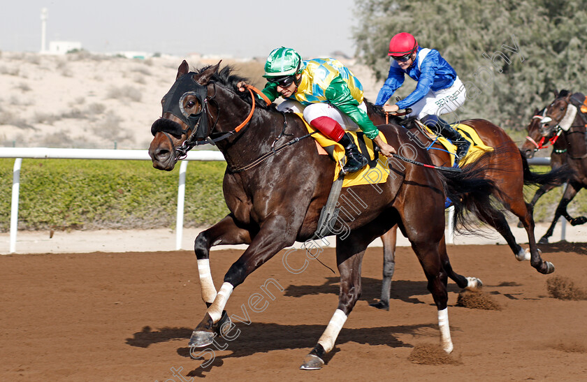 Above-Normal-0001 
 ABOVE NORMAL (Antonion Fresu) wins The Arabian Scandinavian Insurance Co Handicap Jebel Ali 9 Mar 2018 - Pic Steven Cargill / Racingfotos.com