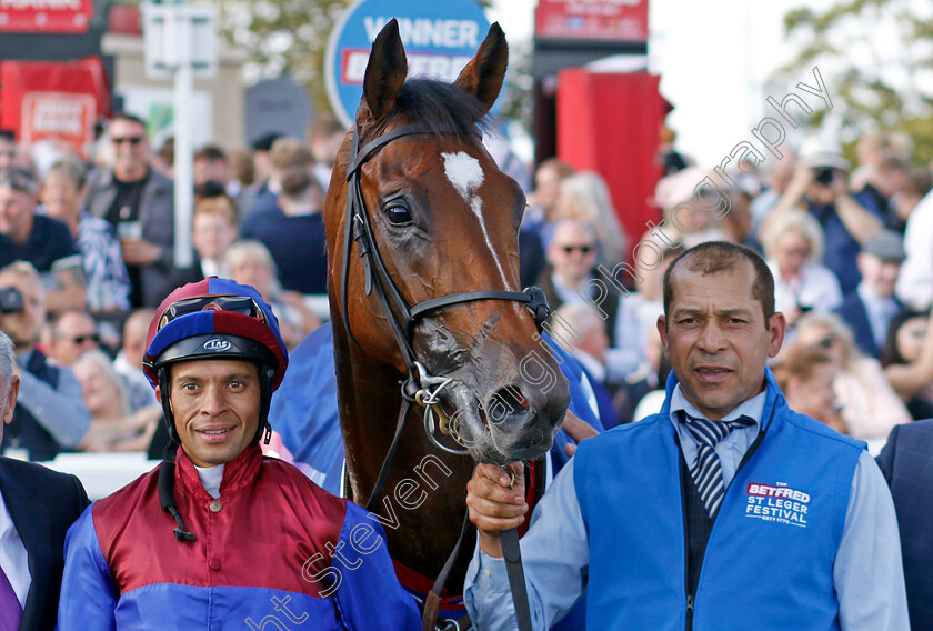 Jan-Brueghel-0010 
 JAN BRUEGHEL (Sean Levey) winner of The Betfred St Leger 
Doncaster 14 Sep 2024 - Pic Steven Cargill / Racingfotos.com