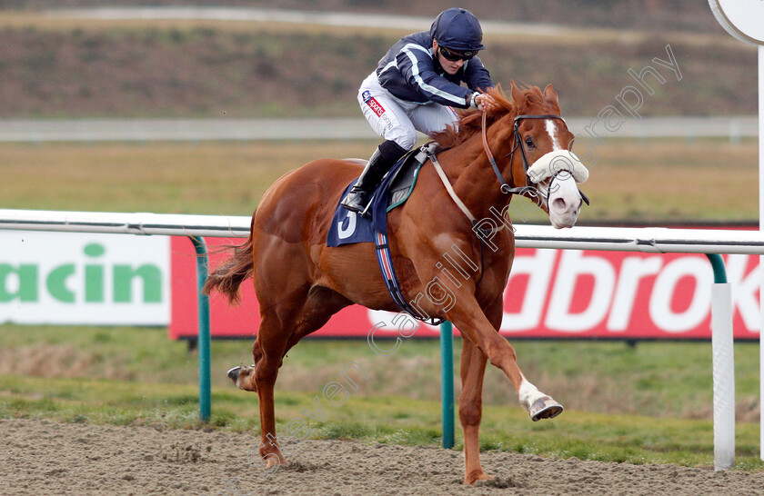 Harvey-Dent-0010 
 HARVEY DENT (Hollie Doyle) wins The Ladbrokes Home Of The Odds Boost Novice Median Auction Stakes
Lingfield 25 Jan 2019 - Pic Steven Cargill / Racingfotos.com