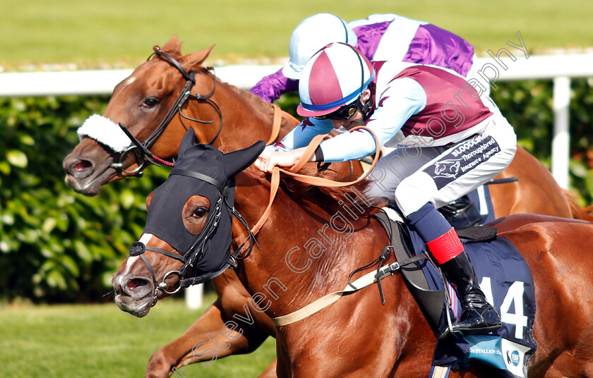 Stay-Classy-0004 
 STAY CLASSY (David Egan) wins The British Stallion Studs EBF Carrie Red Fillies Nursery
Doncaster 13 Sep 2018 - Pic Steven Cargill / Racingfotos.com