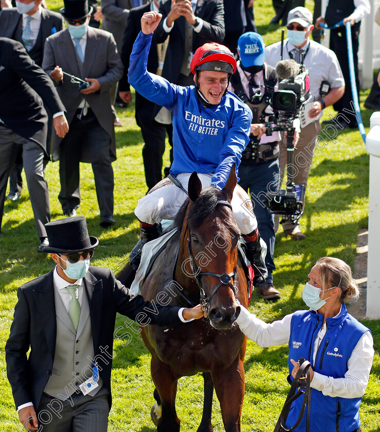 Adayar-0014 
 ADAYAR (Adam Kirby) after The Cazoo Derby
Epsom 5 Jun 2021 - Pic Steven Cargill / Racingfotos.com