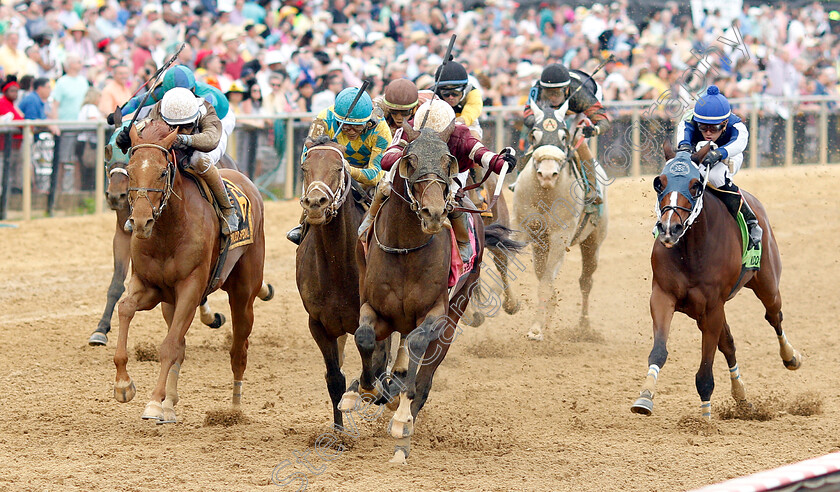 Tenfold-0002 
 TENFOLD (centre, Ricardo Santana) beats CORDMAKER (left) in The Pimlico Special
Pimlico, Baltimore USA, 17 May 2019 - Pic Steven Cargill / Racingfotos/com