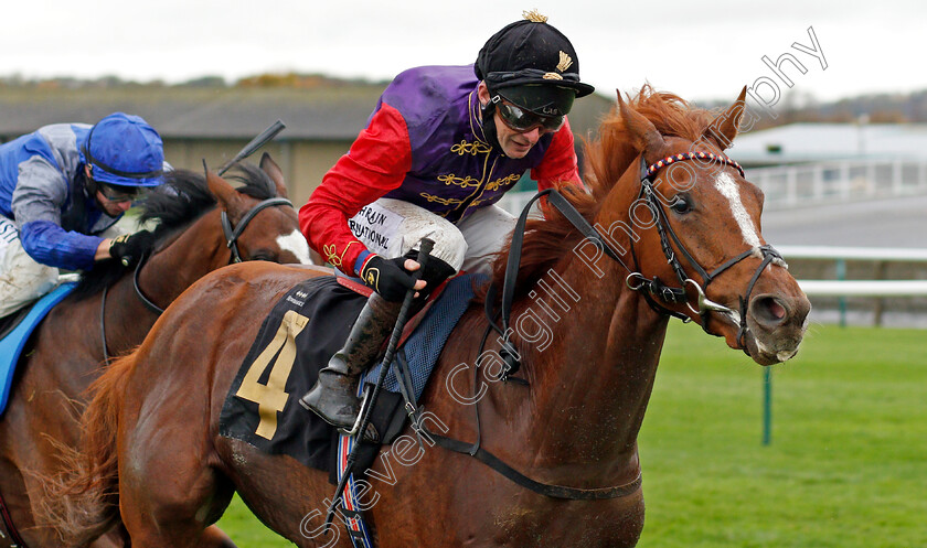 Pied-Piper-0005 
 PIED PIPER (Robert Havlin) wins The Rossdales Laboratories Maiden Stakes
Newmarket 21 Oct 2020 - Pic Steven Cargill / Racingfotos.com