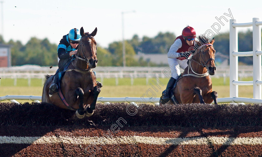 Mutadaffeq-0003 
 MUTADAFFEQ (right, Niklas Loven) beats THREE IS COMPANY (left) in The H.M. Konungens Pris
Bro Park, Sweden , 15 Sep 2024 - Pic Steven Cargill / Racingfotos.com