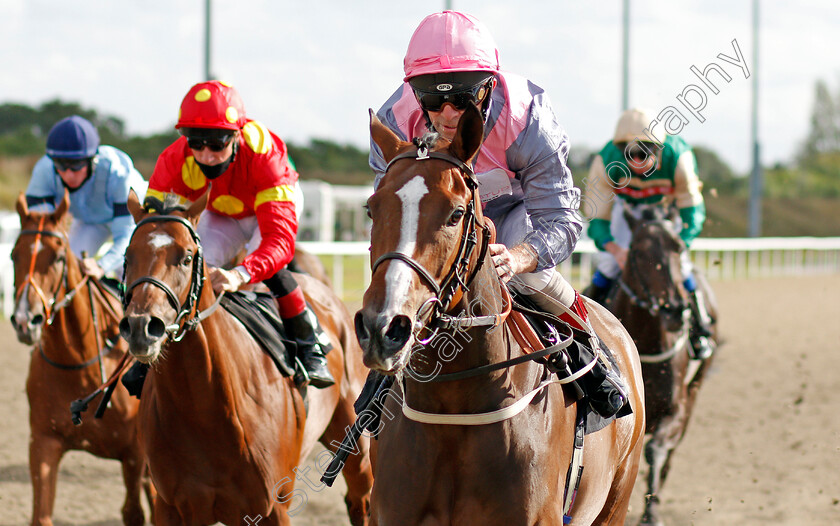 Salsoul-0003 
 SALSOUL (Franny Norton) wins The tote Placepot Your First Bet Nursery
Chelmsford 22 Aug 20 - Pic Steven Cargill / Racingfotos.com