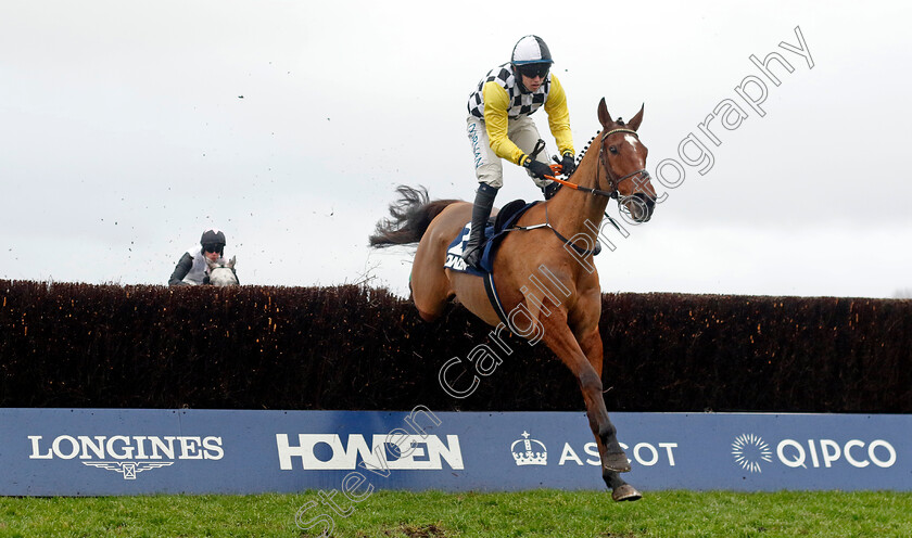 Jungle-Boogie-0005 
 JUNGLE BOOGIE (Darragh O'Keeffe) wins The Howden Graduation Chase
Ascot 21 Dec 2024 - Pic Steven Cargill / Racingfotos.com