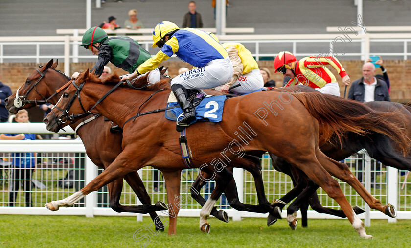 Chocoya-0005 
 CHOCOYA (Ryan Moore) wins The European Bloodstock News EBF Lochsong Fillies Handicap
Salisbury 2 Sep 2021 - Pic Steven Cargill / Racingfotos.com