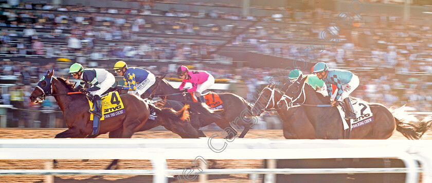 Storm-The-Court-0001 
 STORM THE COURT (Flavien Prat) leads first time by on his way to winning The Breeders' Cup Juvenile
Santa Anita USA 1 Nov 2019 - Pic Steven Cargill / Racingfotos.com