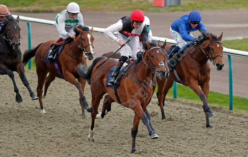 Kings-Joy-0004 
 KINGS JOY (Robert Havlin) wins The Coral Proud To Support British Racing EBF Fillies Novice Stakes Div2
Lingfield 1 Dec 2021 - Pic Steven Cargill / Racingfotos.com