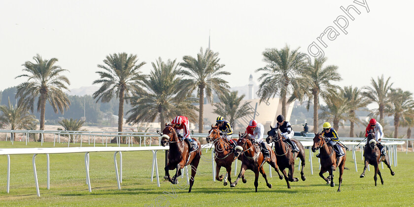 Campolina-0001 
 CAMPOLINA (2nd right, Rosie Jessop) wins The Batelco Cup
Sakhir Racecourse, Bahrain 19 Nov 2021 - Pic Steven Cargill / Racingfotos.com