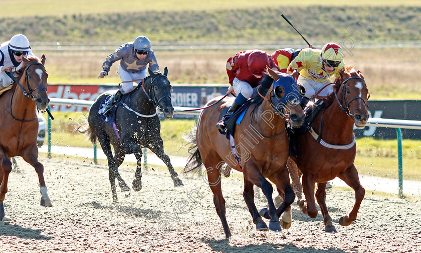 French-Minstrel-0003 
 FRENCH MINSTREL (centre, Callum Shepherd) beats LIBBRETTA (right) in The Betway Casino Handicap
Lingfield 26 Feb 2021 - Pic Steven Cargill / Racingfotos.com