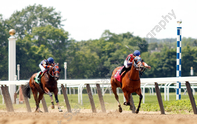 H-Man-0001 
 H MAN (Jose Lezcano) wins Allowance
Belmont Park USA 7 Jun 2019 - Pic Steven Cargill / Racingfotos.com