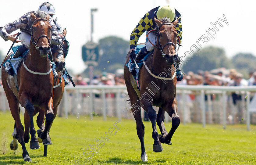 Celestial-Flight-0002 
 CELESTIAL FLIGHT (James Sullivan) wins The SKF Rous Selling Stakes
York 16 Jun 2023 - Pic Steven Cargill / Racingfotos.com