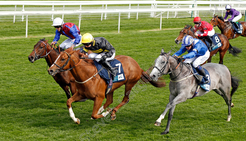 Project-Dante-0002 
 PROJECT DANTE (Graham Lee) beats KORKER (farside) and JADHLAAN (right) in The British Stallion Studs EBF Novice Stakes
York 12 May 2021 - Pic Steven Cargill / Racingfotos.com