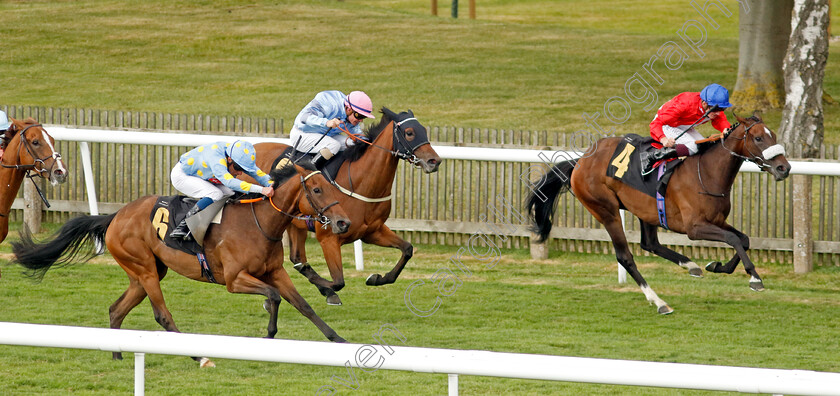 Therapist-0005 
 THERAPIST (right, Rob Hornby) beats ZARA'S RETURN (left) and WINTERCRACK (centre) in The Discover Newmarket Handicap
Newmarket 1 Jul 2023 - Pic Steven Cargill / Racingfotos.com