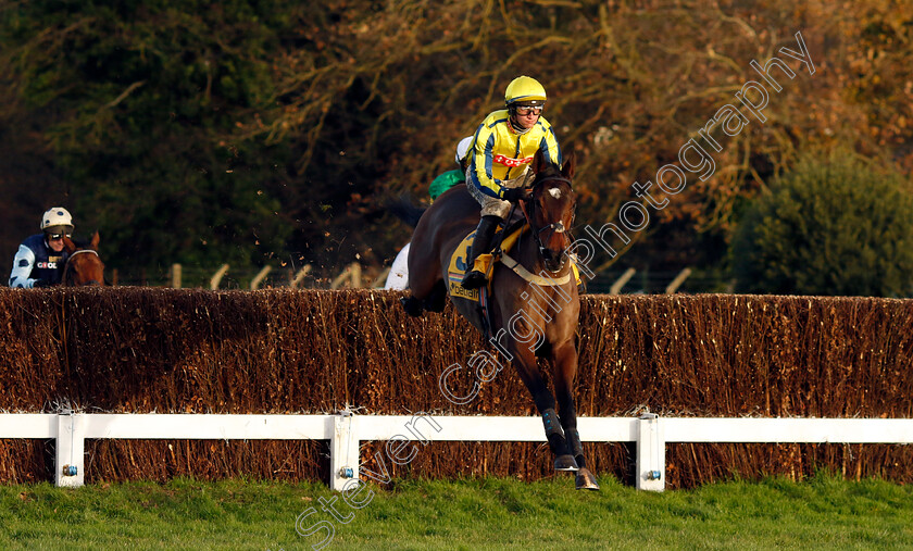 Haddex-Des-Obeaux-0004 
 HADDEX DES OBEAUX (Jack Tudor)
Sandown 9 Dec 2023 - Pic Steven Cargill / Racingfotos.com