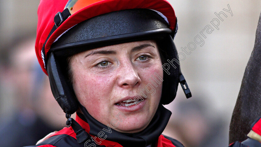 Bryony-Frost-0004 
 BRYONY FROST after winning The Agetur UK Ltd Juvenile Maiden Hurdle on GRAYSTONE
Warwick 9 Dec 2021 - Pic Steven Cargill / Racingfotos.com