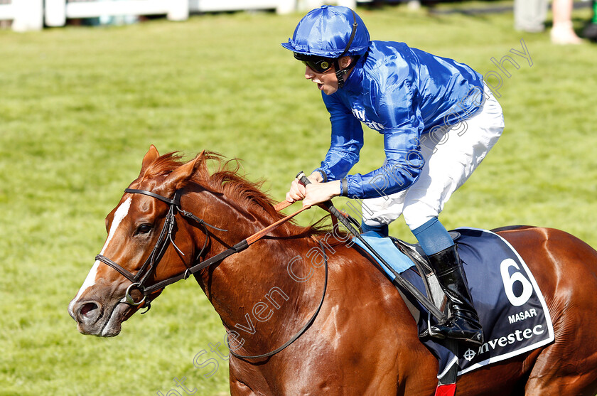 Masar-0017 
 MASAR (William Buick) wins The Investec Derby
Epsom 2 Jun 2018 - Pic Steven Cargill / Racingfotos.com