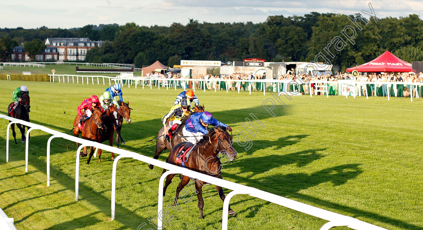 Migration-0001 
 MIGRATION (Silvestre De Sousa) wins The Fizz Fridays At Slug And Lettuce Handicap
Sandown 8 Aug 2019 - Pic Steven Cargill / Racingfotos.com