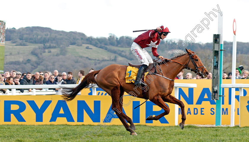 Balko-Des-Flos-0002 
 BALKO DES FLOS (Davy Russell) wins The Ryanair Chase Cheltenham 15 Mar 2018 - Pic Steven Cargill / Racingfotos.com