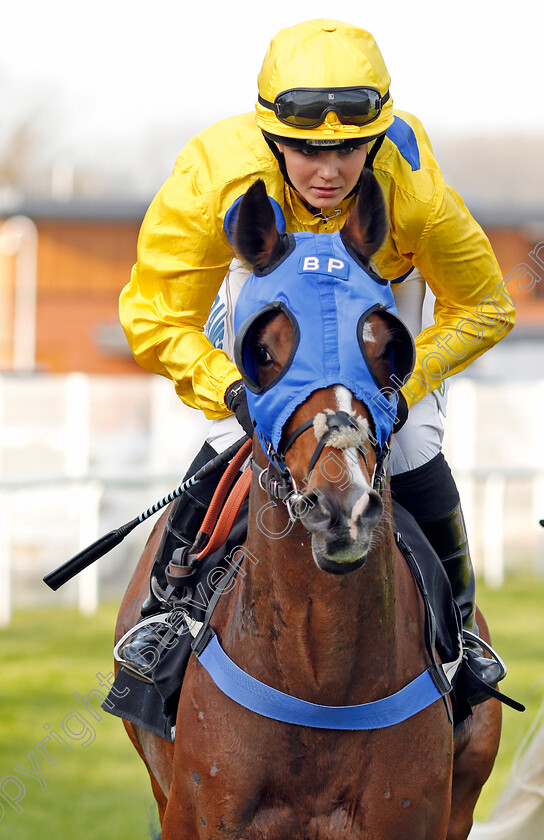 Udogo-0001 
 UDOGO (Jenna Linwood) Newbury 21 Apr 2018 - Pic Steven Cargill / Racingfotos.com