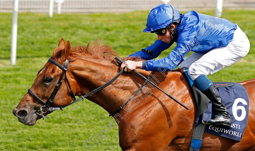 Hurricane-Lane-0009 
 HURRICANE LANE (William Buick) wins The Al Basti Equiworld Dubai Dante Stakes
York 13 May 2021 - Pic Steven Cargill / Racingfotos.com