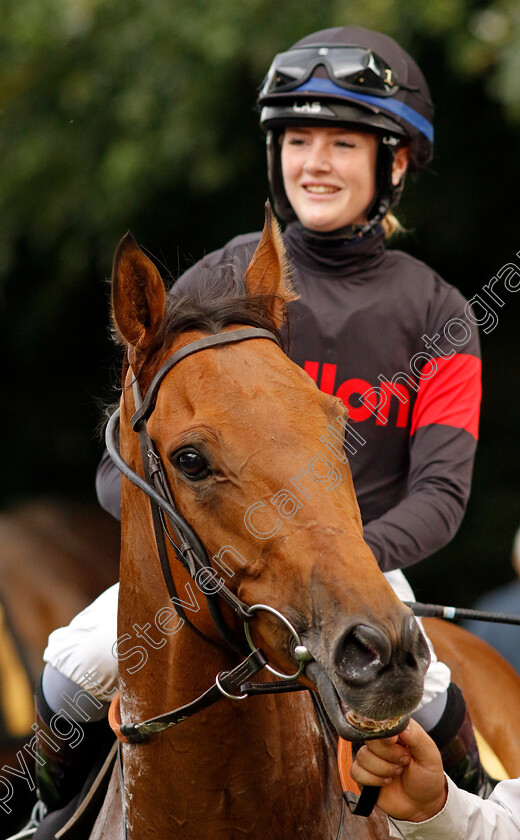 Porfin-0010 
 PORFIN (Molly Presland) winner of The racingtv.com Handicap
Newmarket 4 Aug 2023 - Pic Steven Cargill / Racingfotos.com