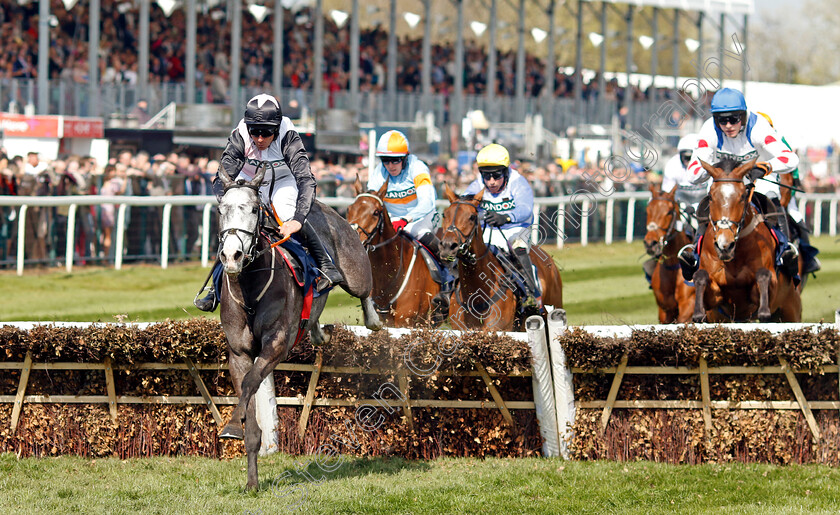 Irish-Point-0005 
 IRISH POINT (Davy Russell) wins The Turners Mersey Novices Hurdle
Aintree 15 Apr 2023 - Pic Steven Cargill / Racingfotos.com