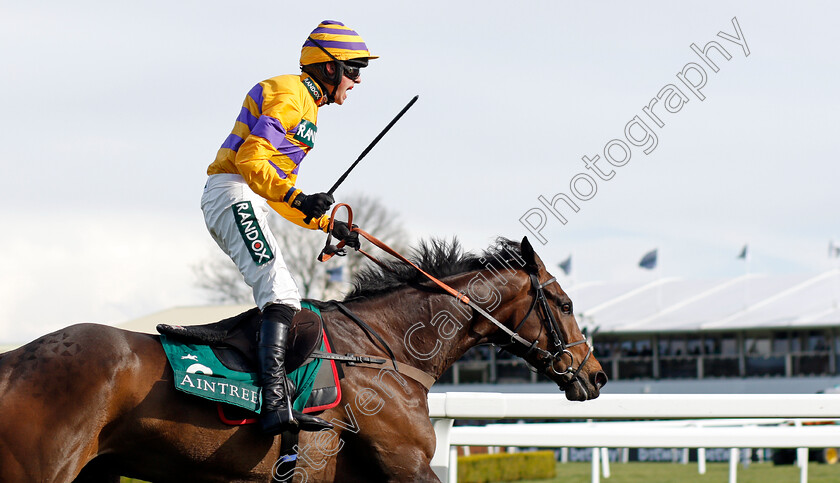 Gelino-Bello-0007 
 GELINO BELLO (Harry Cobden) wins The Cavani Menswear Sefton Novices Hurdle
Aintree 8 Apr 2022 - Pic Steven Cargill / Racingfotos.com