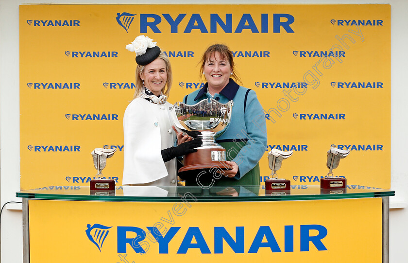 Min-0009 
 Presentation to Susannah Ricci for The Ryanair Chase won by MIN
Cheltenham 12 Mar 2020 - Pic Steven Cargill / Racingfotos.com