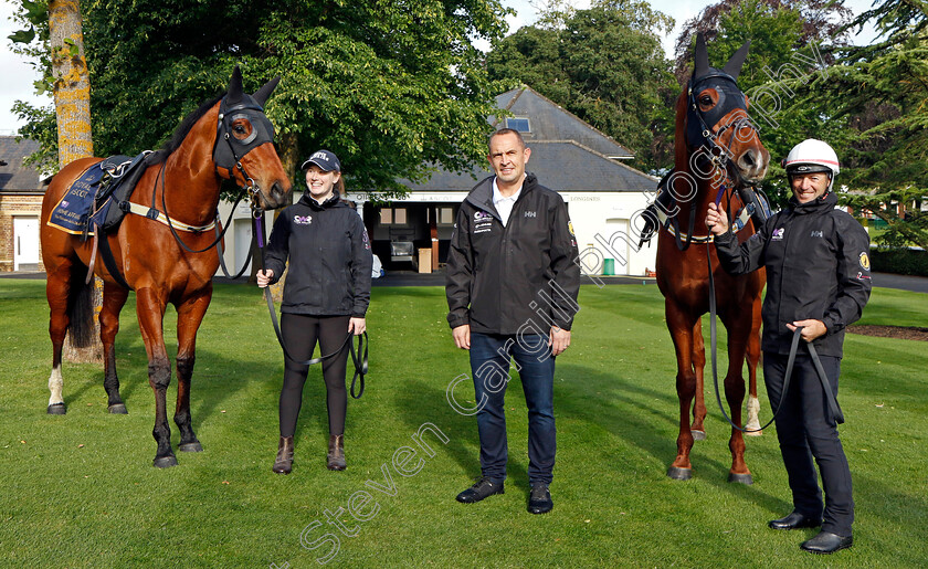 Home-Affairs-and-Nature-Strip-0003 
 HOME AFFAIRS (left) and NATURE STRIP (right) with trainer Chris Waller - Australia to Ascot, preparing for the Royal Meeting.
Ascot 10 Jun 2022 - Pic Steven Cargill / Racingfotos.com