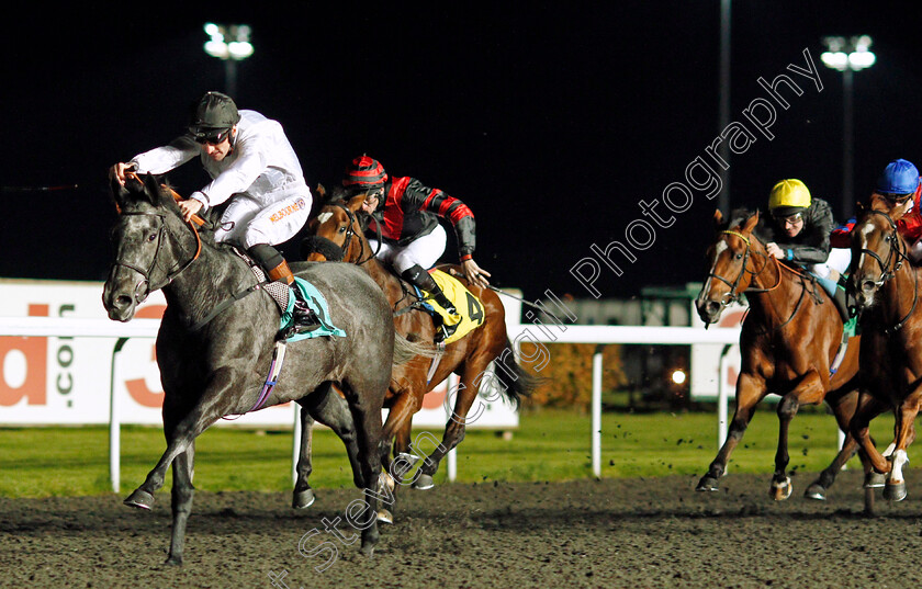 Lush-Life-0002 
 LUSH LIFE (Dougie Costello) wins The British Stallion Studs EBF Fillies Novice Stakes Kempton 8 Nov 2017 - Pic Steven Cargill / Racingfotos.com