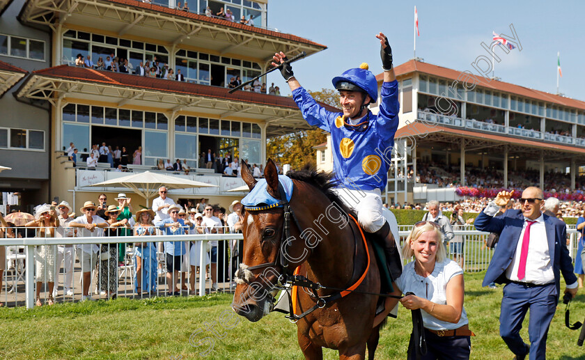 Fantastic-Moon-0012 
 FANTASTIC MOON (Rene Piechulek) winner of The Wettstar.de 154. Grosser Preis Von Baden
Baden Baden 1 Sep 2024 - Pic Steven Cargill / Racingfotos.com