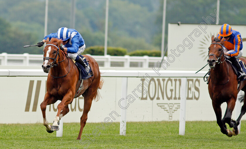 Mohaafeth-0005 
 MOHAAFETH (Jim Crowley) wins The Hampton Court Stakes
Royal Ascot 17 Jun 2021 - Pic Steven Cargill / Racingfotos.com