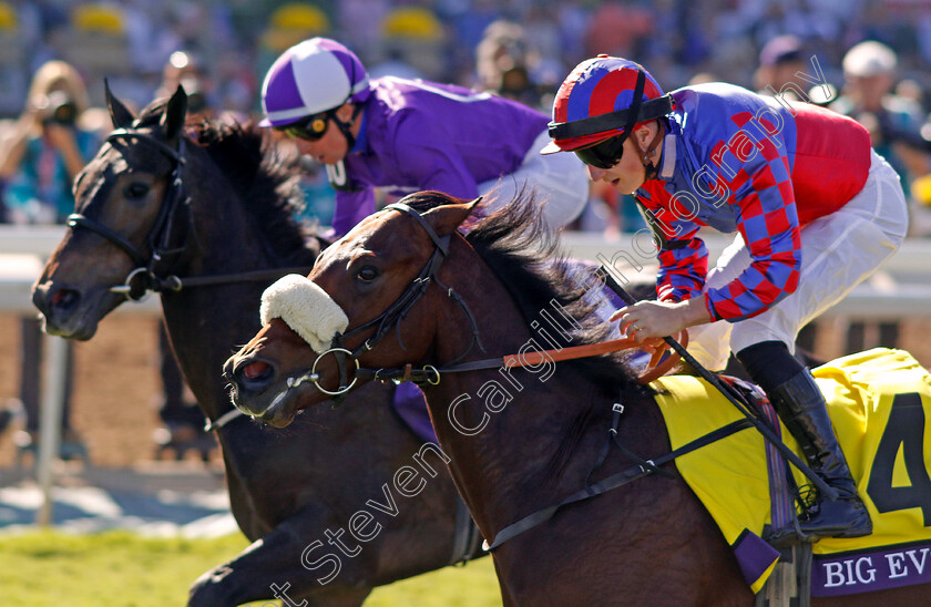 Big-Evs-0001 
 BIG EVS (Tom Marquand) wins The Breeders' Cup Juvenile Turf Sprint
Santa Anita 3 Nov 2023 - Pic Steven Cargill / Racingfotos.com