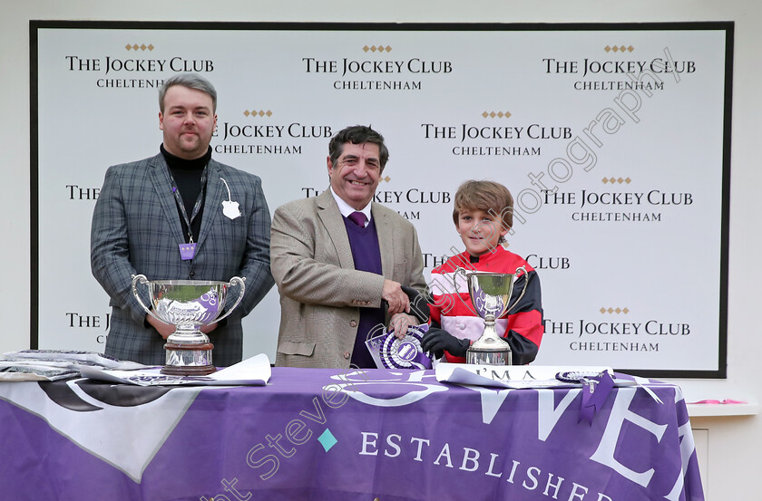 Pony-Race-Presentation-0004 
 Presentation to Thomas Bradburne
Cheltenham 17 Nov 2019 - Pic Steven Cargill / Racingfotos.com