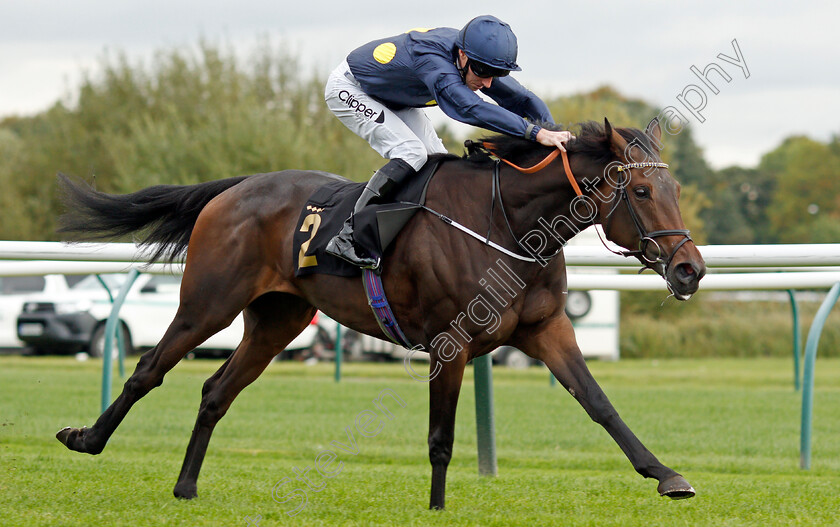 Cet-Horizon-0006 
 CET HORIZON (Daniel Tudhope) wins The British EBF Maiden Fillies Stakes
Nottingham 13 Oct 2021 - Pic Steven Cargill / Racingfotos.com