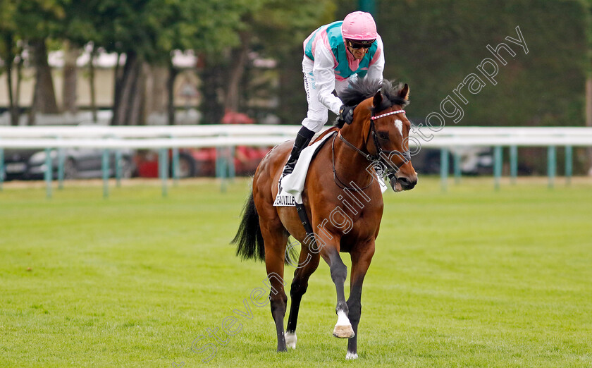 Klondike-0010 
 KLONDIKE (Christophe Soumillon) winner of The Prix de Reux
Deauville 3 Aug 2024 - Pic Steven Cargill / Racingfotos.com