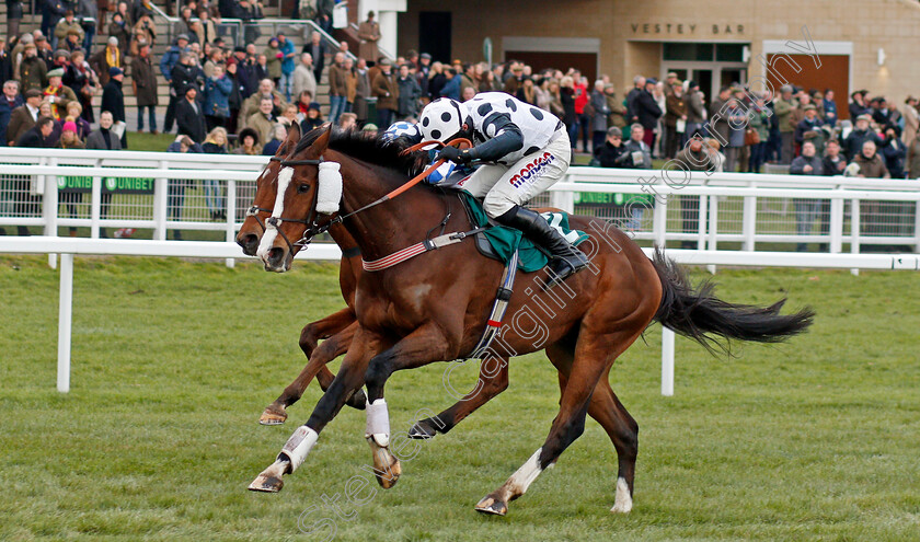 Gino-Trail-0004 
 GINO TRAIL (Harry Skelton) wins The Junior Jumpers Handicap Chase Cheltenham 16 Dec 2017 - Pic Steven Cargill / Racingfotos.com