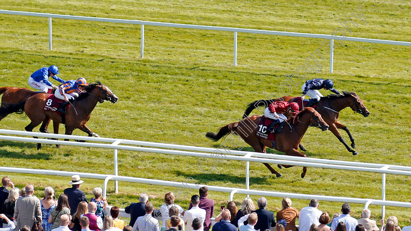 Rhododendron-0004 
 RHODODENDRON (farside, Ryan Moore) beats LIGHTNING SPEAR (nearside) in The Al Shaqab Lockinge Stakes Newbury 19 May 2018 - Pic Steven Cargill / Racingfotos.com